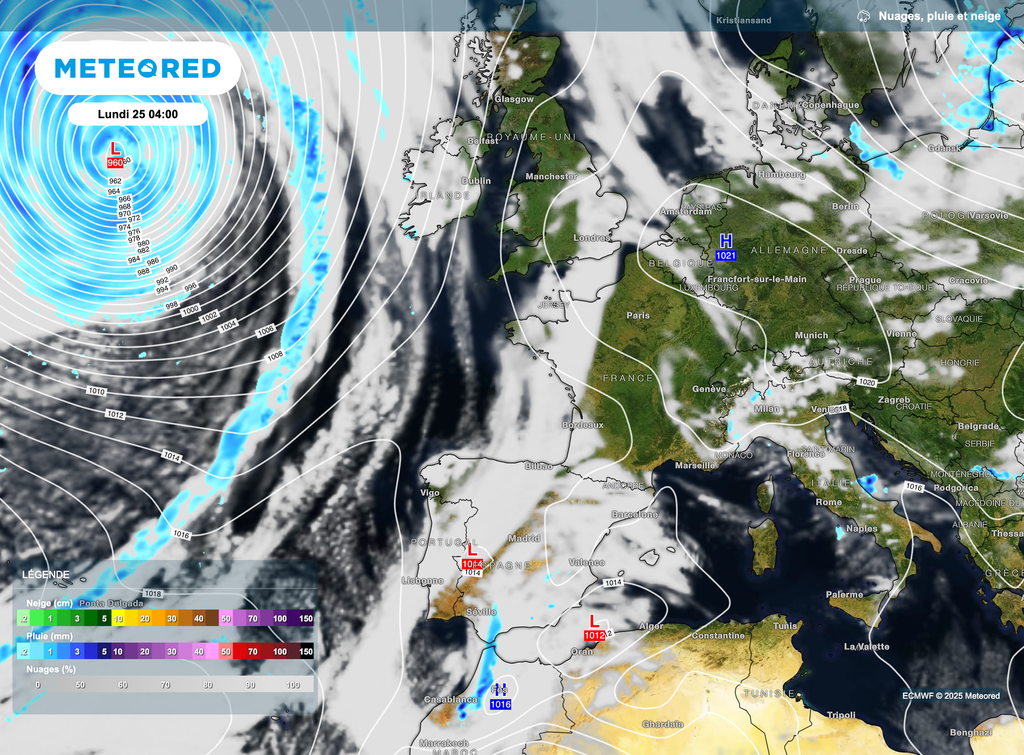 L'anticyclone va progressivement laisser place aux basses pressions.