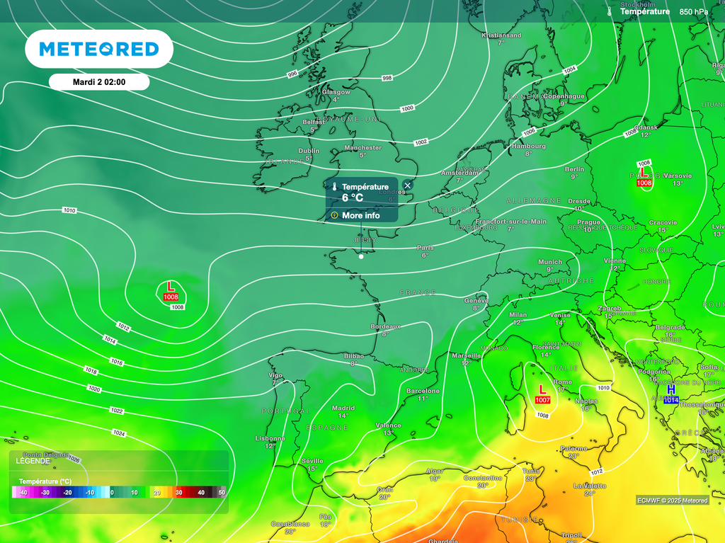 Un air "frais" sera présent en altitude.