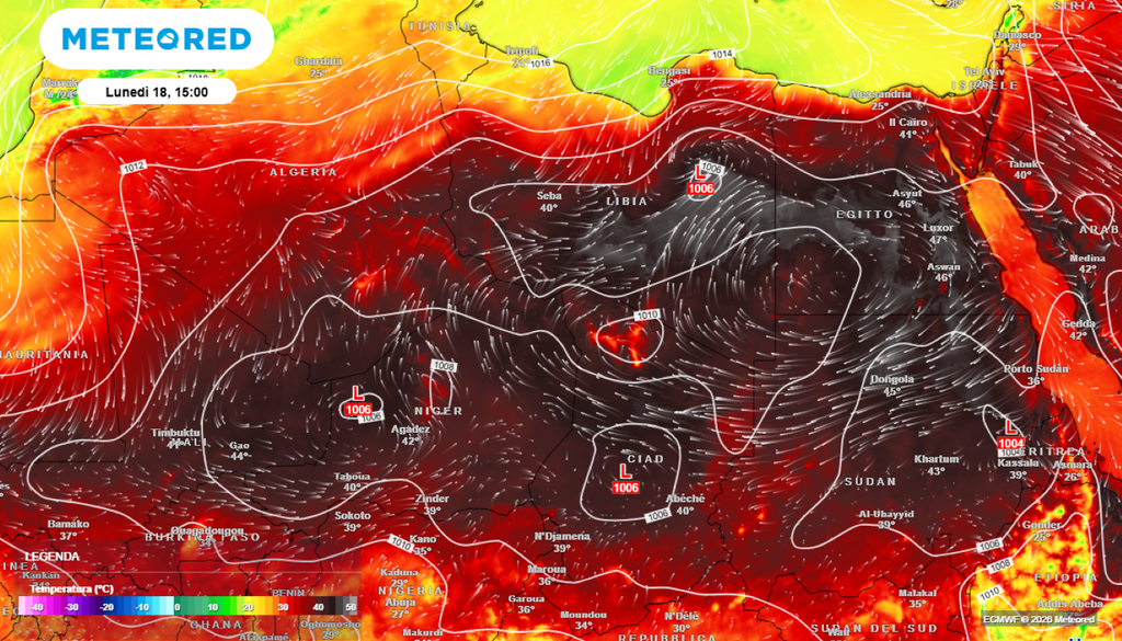 Ondate di calore. Le ondate di calore che investono l’Italia, e il Sud Europa più in generale, si formano quando un promontorio anticiclonico dinamico in quota si estende dal Nord Africa verso il Mediterraneo centrale e l’Italia.
