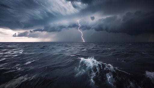 L'&eacute;nergie des orages inqui&egrave;te : la France est entour&eacute;e de mers anormalement chaudes pour la p&eacute;riode