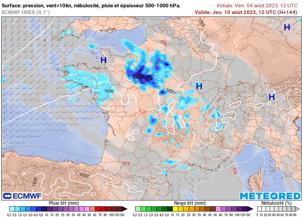 Des traces d'instabilité sont simulées pour le milieu de semaine, ce sous une chaleur parfois marquée. Des traces d'instabilité sont simulées pour le milieu de semaine, ce sous une chaleur parfois marquée.