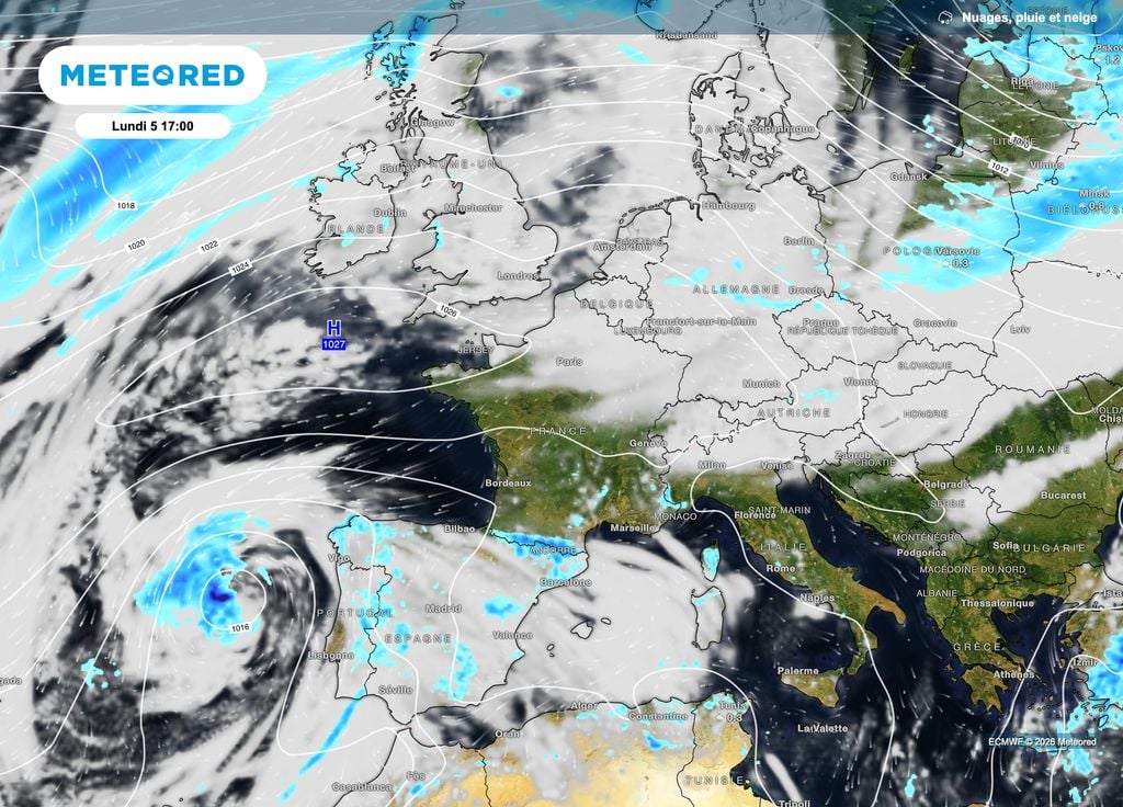 Une météo de nouveau plus anticyclonique sur le pays.