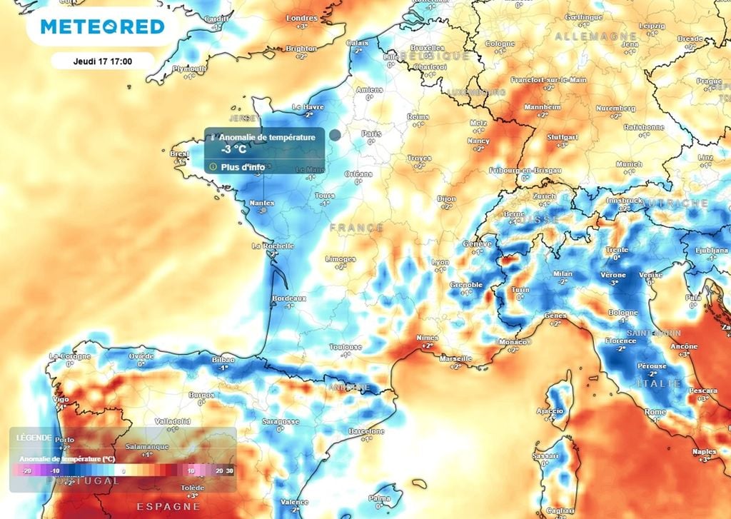 Après les fortes chaleurs du début de semaine, les valeurs seront à peine de saison mercredi et jeudi. Après les fortes chaleurs du début de semaine, les valeurs seront à peine de saison mercredi et jeudi.