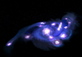 “Grappolo d’uva cosmica”: questa galassia ci farà riscrivere tutto ciò che credevamo di sapere