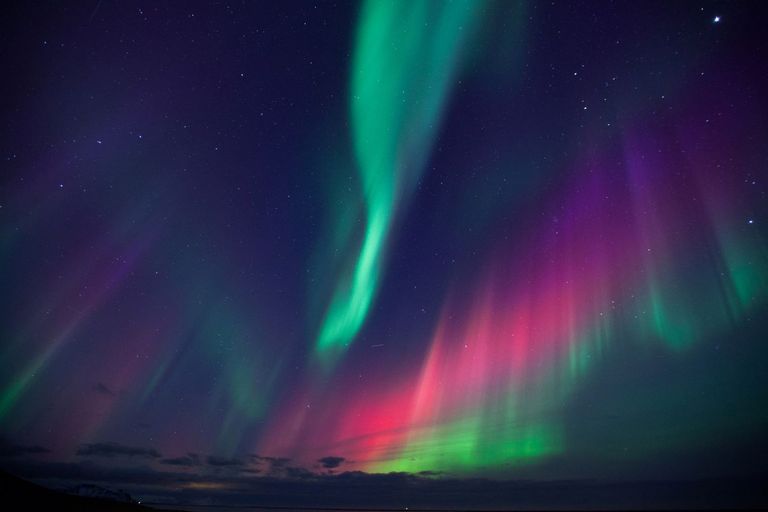 The intense geomagnetic storm recently has brought auroras up to unusual latitudes