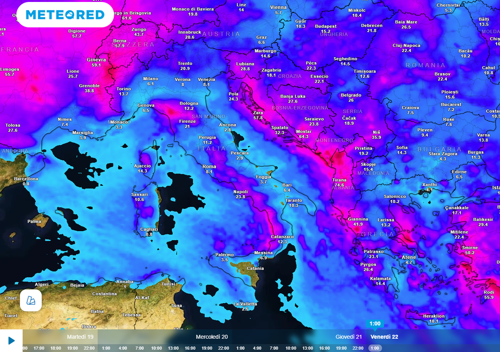 maltempo, instabilità