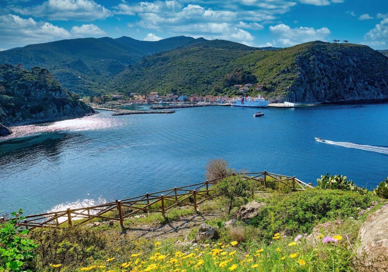 Uno dei tanti bellissimi scorci panoramici dell'isola