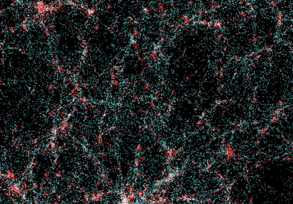 L'energia oscura domina quantitativamente l'Universo e ne determina l'evoluzione. Credit: ESA