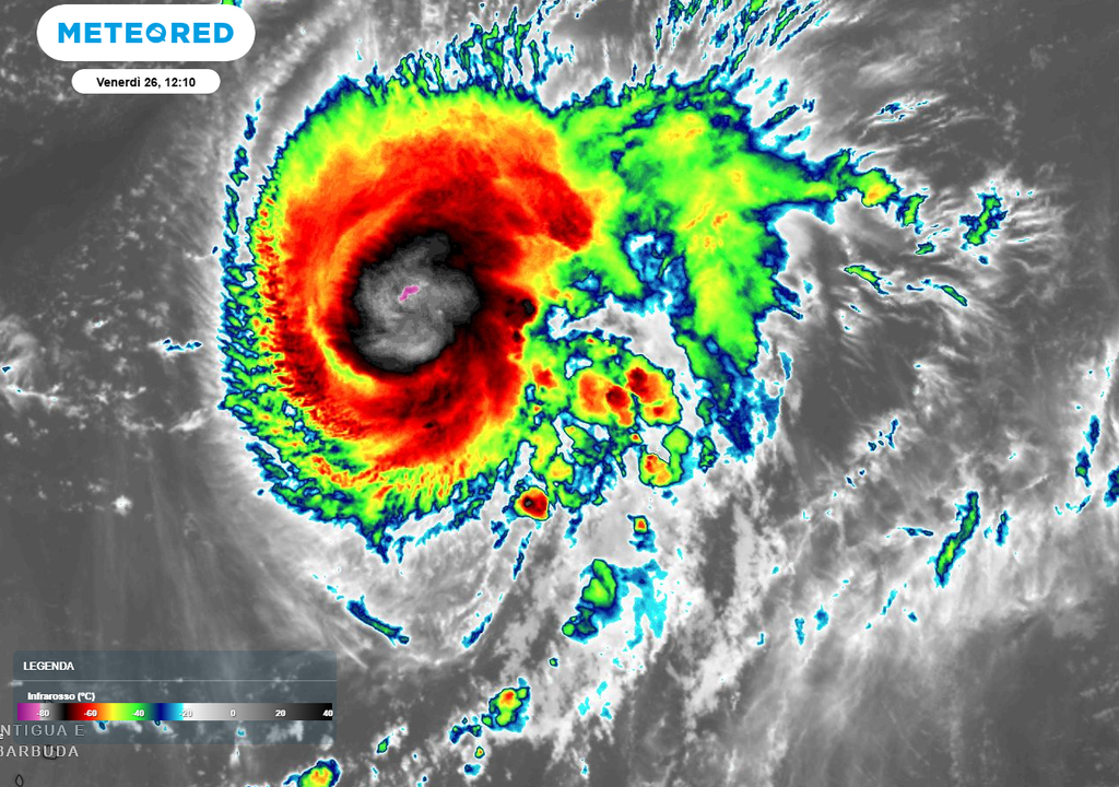 Ciclone tropicale Humberto.
