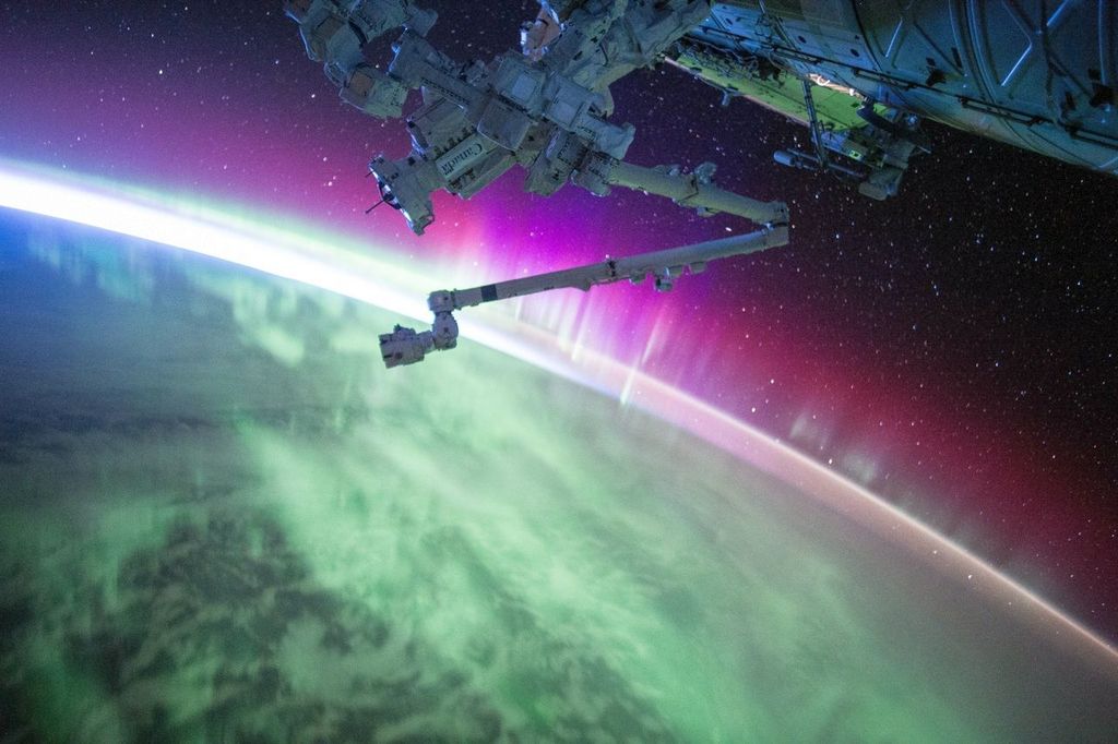 Fotografía de auroras desde la ISS-EEI