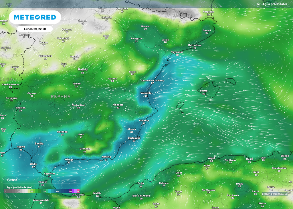 Agua precipitable Agua precipitable