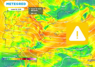 La AEMET activa avisos en 15 comunidades hoy, 24 de noviembre: lluvias, vientos de más de 80 km/h y polvo sahariano