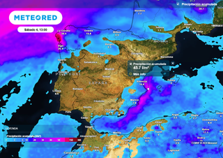 DANA en Nochevieja | Los mapas en Meteored aumentan la apuesta: mañana habrá lluvias fuertes en estas zonas de España