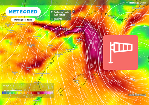 La AEMET activa un aviso rojo por vientos huracanados en Girona: ma&ntilde;ana rachas de m&aacute;s de 140 km/h entre estas horas