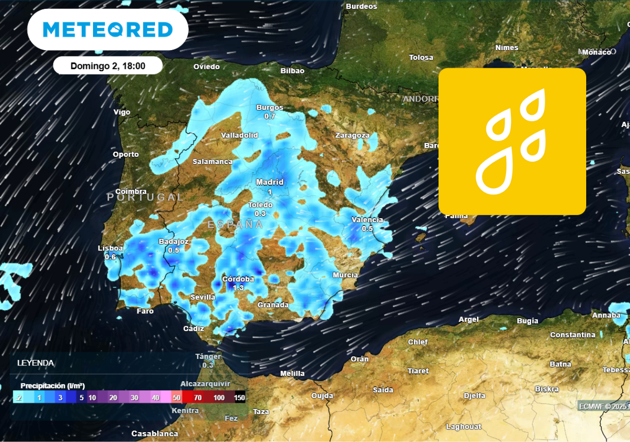 La AEMET avisa: en unas horas habrá lluvias localmente fuertes y ...