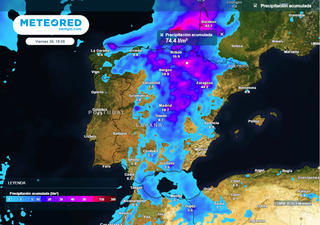 AEMET avisa de grandes tormentas, nuestra previsión: en unas horas lluvias fuertes, granizo y reventones en estas zonas