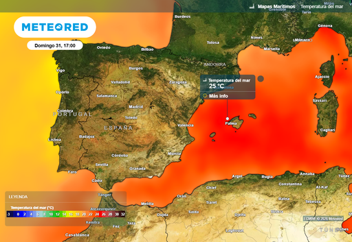 Les experts m&eacute;t&eacute;o alertent : les temp&eacute;ratures actuelles de la mer M&eacute;diterran&eacute;e sont sans pr&eacute;c&eacute;dent depuis au moins 1940