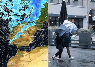 La AEMET extiende los avisos para hoy y ma&ntilde;ana: lluvia, viento, deshielos y costeros; &uacute;ltima hora