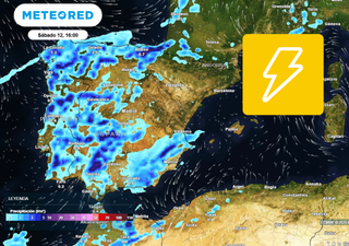 La AEMET extiende sus avisos: inminentes lluvias y tormentas fuertes con granizo en estas 8 comunidades