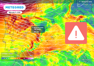 Viento, lluvias y hasta aludes: 16 comunidades con avisos este mi&eacute;rcoles; consulta la predicci&oacute;n