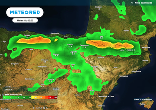 La AEMET mantiene los avisos rojos: hoy y mañana continuarán las nevadas muy copiosas en estas 5 comunidades