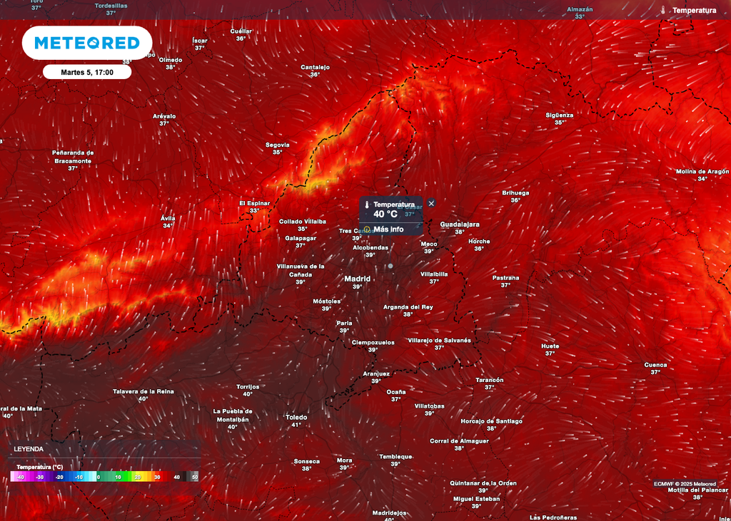 40 ºC en Madrid 40 ºC en Madrid