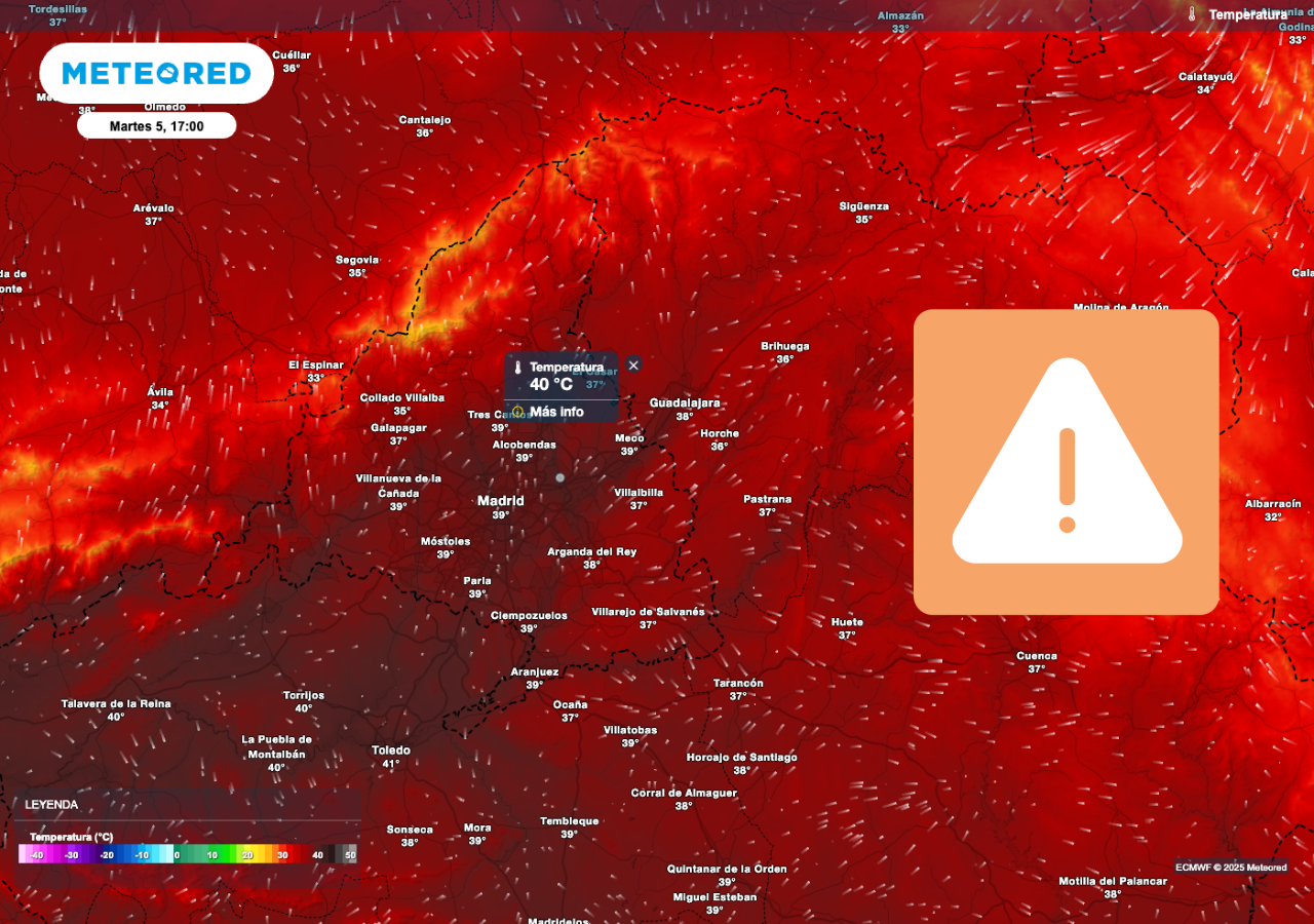 La AEMET pinta la Comunidad de Madrid de naranja hasta el jueves: el ...