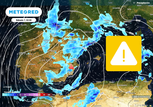 La AEMET sigue activando avisos para ma&ntilde;ana, 7 de marzo: lluvias, nieve y mala mar