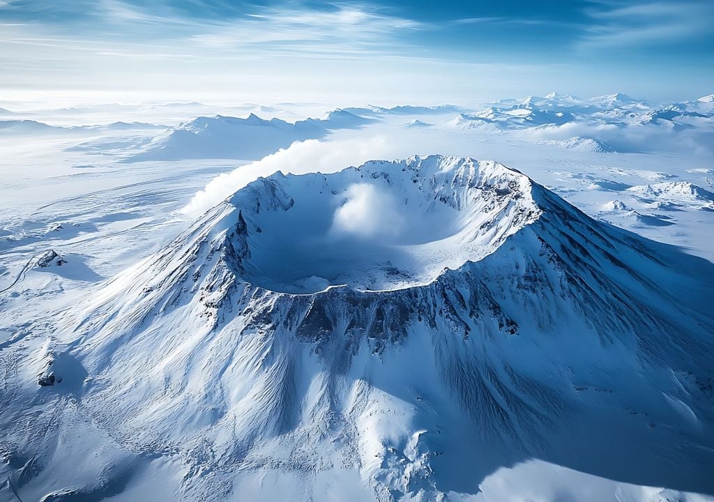 volcanes, antartida