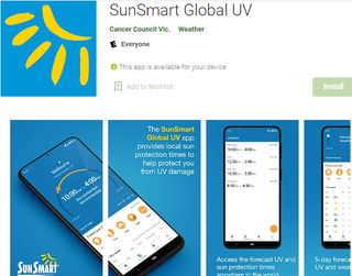La aplicación SunSmart UV protege la salud pública