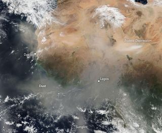 La asfixia por polvo sahariano