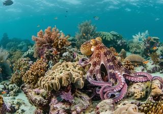 La asombrosa alianza de pulpos y peces para cazar en equipo revela nueva dinámica social en la vida marina