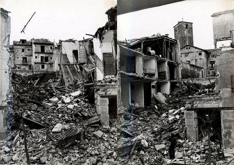 La localidad de Brihuega fue prácticamente destruida por los combates. La localidad de Brihuega fue prácticamente destruida por los combates.