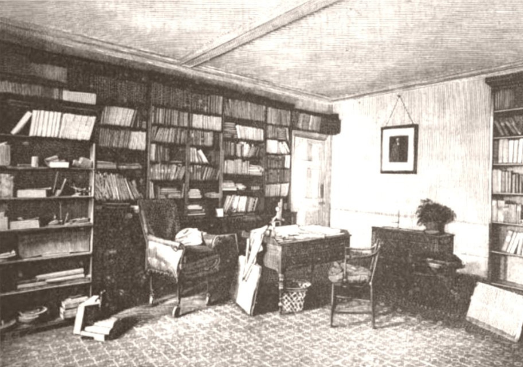 Biblioteca de Charles Darwin. Foto: Darwin Online. Biblioteca de Charles Darwin. Foto: Darwin Online.
