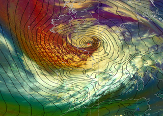 La borrasca Alex: fuertes vientos, lluvias y temporal duro