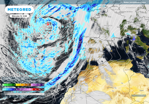 "La borrasca Claudia no se moverá durante días": la inusual predicción de Andrea Danta que afecta a España