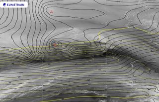 La borrasca Fabien, Nochebuena y Navidad