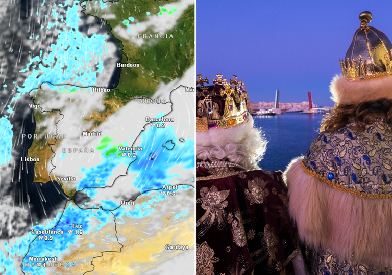 La borrasca Francis se acerca a la Espa&ntilde;a peninsular: las Cabalgatas en las que habr&aacute; m&aacute;s riesgo de lluvia y nieve