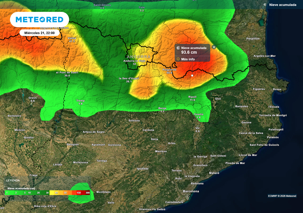 Se esperan espesores llamativos.