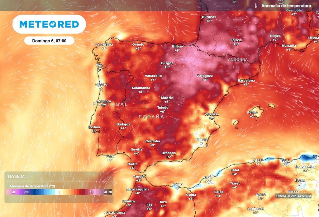 A pesar del refrescamiento nocturno, las temperaturas serán más altas de lo habitual para las fechas.