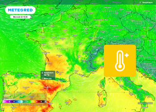 La chaleur accumul&eacute;e en Espagne pourrait s'&eacute;tendre &agrave; la France ce mercredi 22 avril : voici les temp&eacute;ratures pr&eacute;vues !