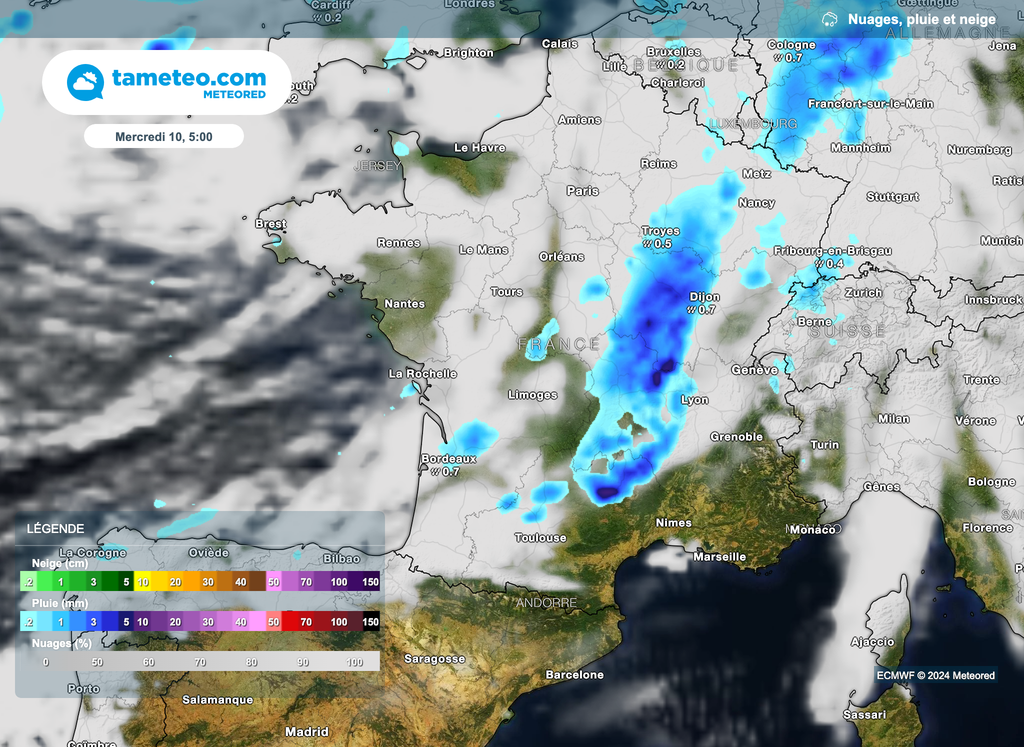 Dégradation potentiellement marquée d'ici mercredi.