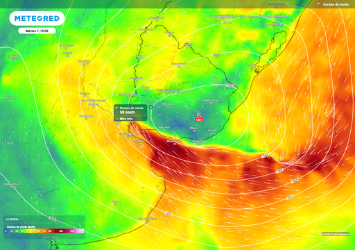 La ciclog&eacute;nesis impactar&aacute; con lluvias persistentes y r&aacute;fagas de hasta 60 km/h en este comienzo de semana en Buenos Aires