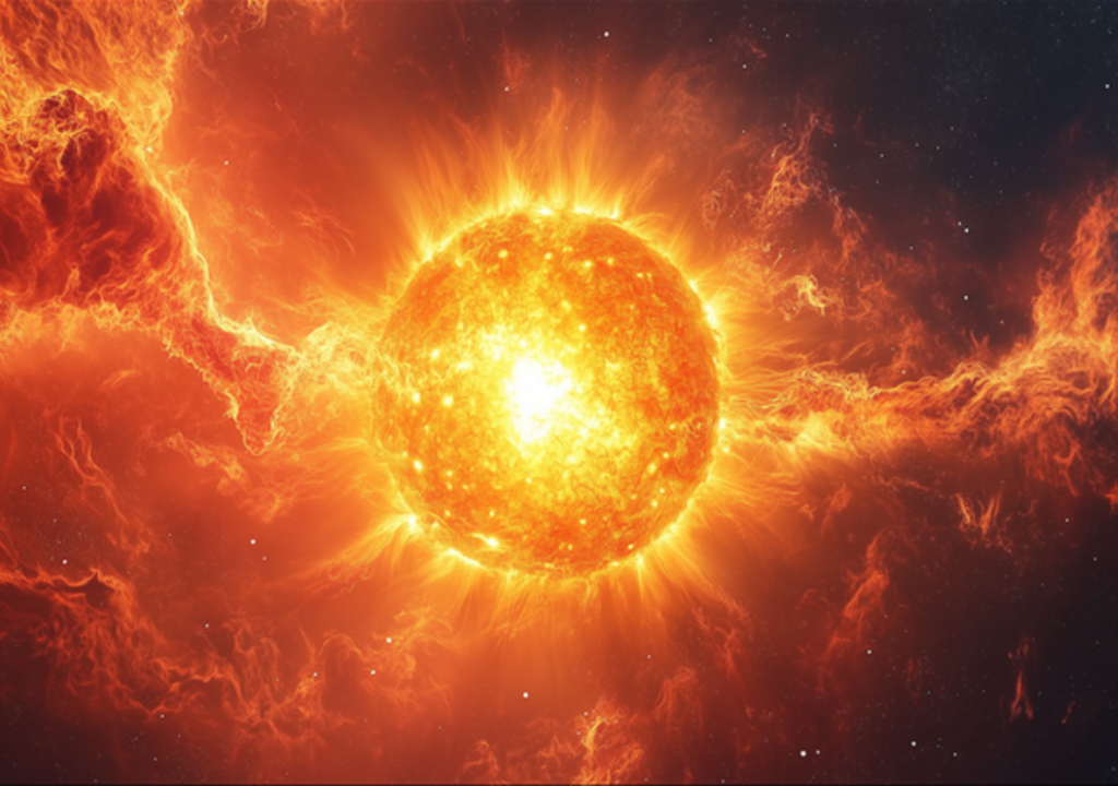 CO₂, atmósfera, tormentas solares.