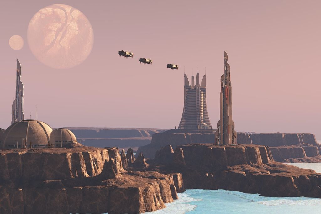 Paisajes así podrían albergar civilizaciones tecnológicas, visibles si la vida, la inteligencia y el tiempo son suficientes para que se den las condiciones.