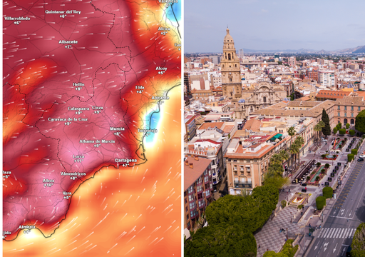 La ciudad de Murcia alcanzar&aacute; las temperaturas m&aacute;s altas en la pr&oacute;xima semana
