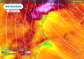 La Comunidad Valenciana debe prepararse para vientos de hasta 140 km/h
