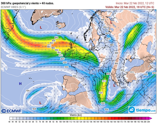 La corriente en chorro se ha vuelto más intensa en el último siglo