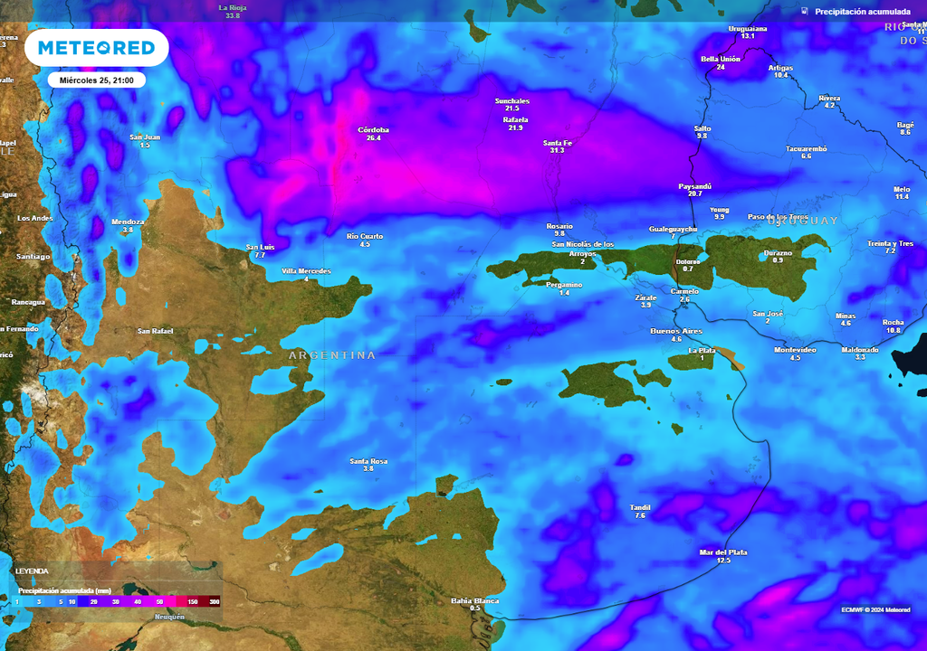 Tiempo Pronóstico clima Argentina Nochebuena Navidad festejos navideños