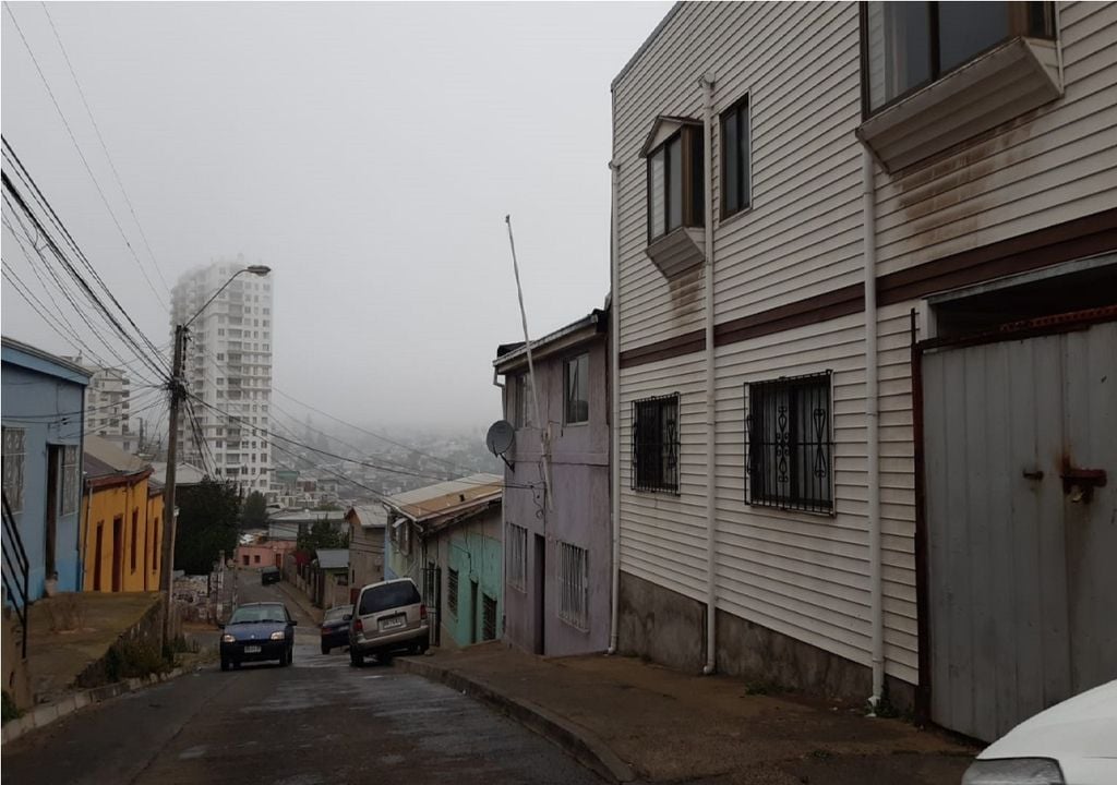 Vaguada costera en Valparaíso
